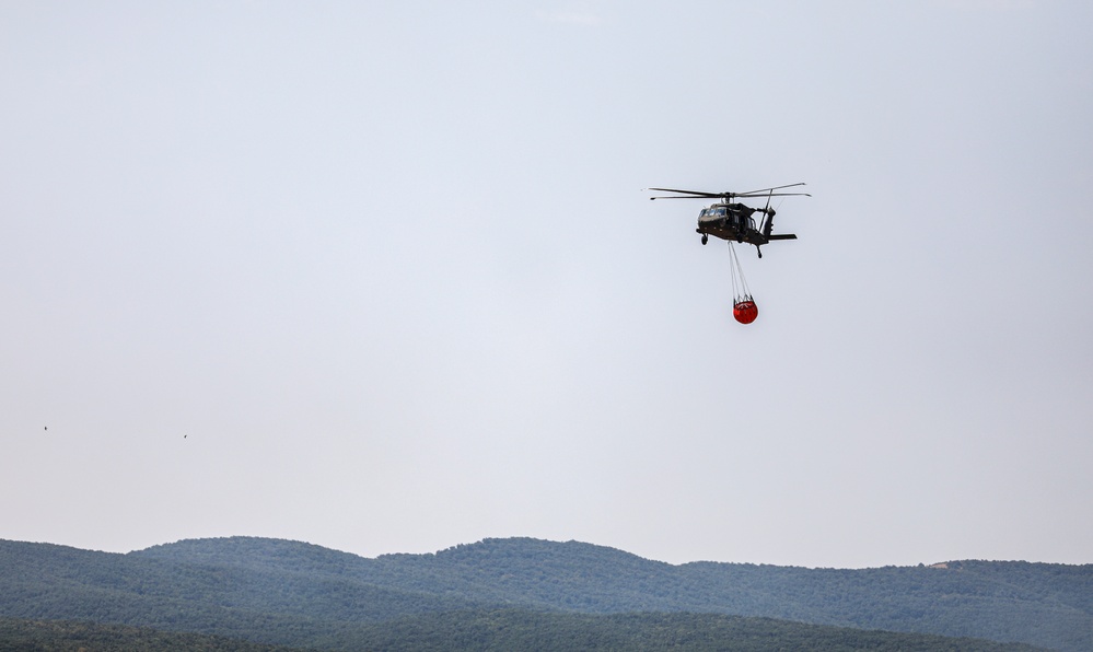 1st Armored Division Conducts Aerial Fire Suppression Operations in Bulgaria
