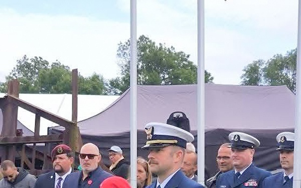 Coast Guard WWII veteran posthumously honored alongside Rescue Flotilla One with new monument at Omaha Beach