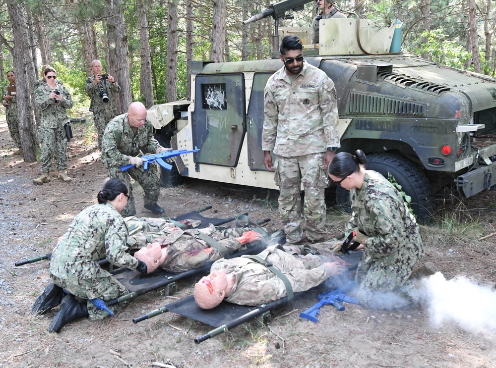 Navy Reservists hone medical skills during Operation Commanding Force at Fort Drum