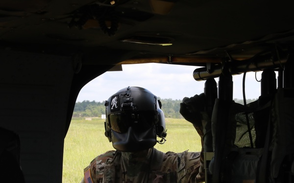 Wisconsin National Guard's 1st Battalion,147th Aviation crews conduct aerial gunnery qualification