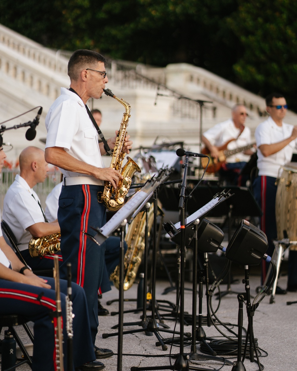 The Marine Latin Jazz Ensemble Performs at the U.S. Capitol