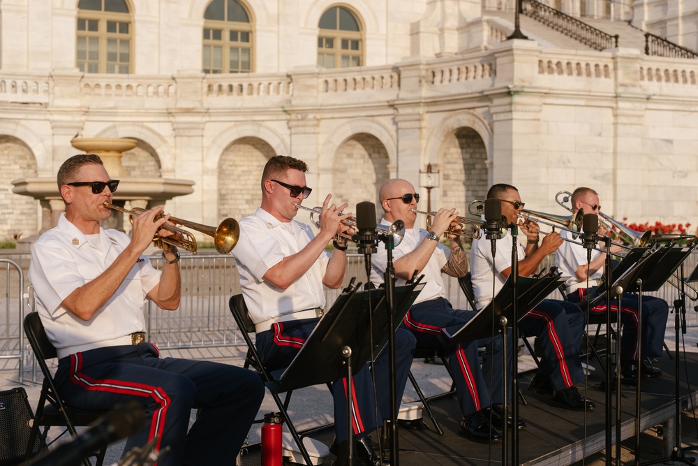 The Marine Latin Jazz Ensemble Performs at the U.S. Capitol