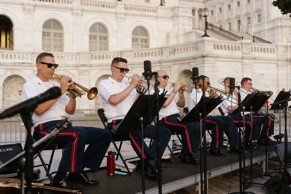 The Marine Latin Jazz Ensemble Performs at the U.S. Capitol