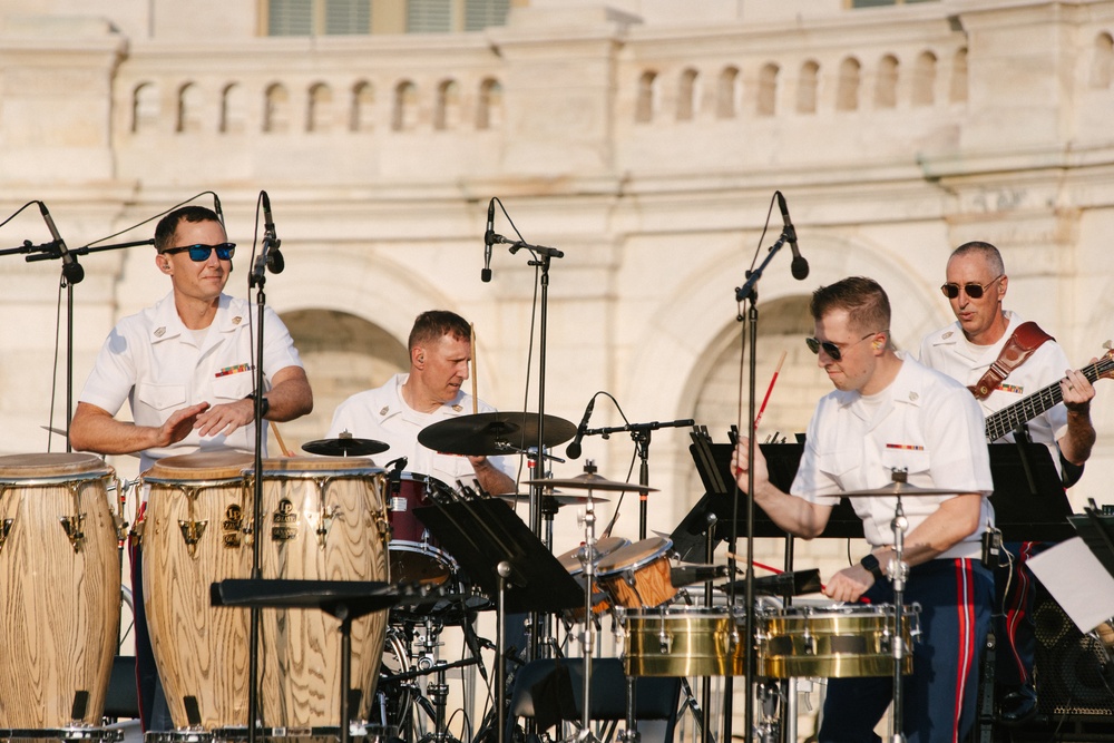 The Marine Latin Jazz Ensemble Performs at the U.S. Capitol