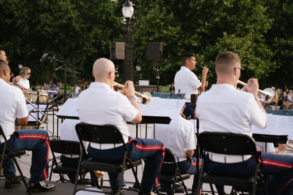 The Marine Latin Jazz Ensemble Performs at the U.S. Capitol