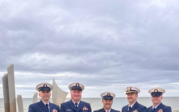 Coast Guard WWII veteran posthumously honored alongside Rescue Flotilla One with new monument at Omaha Beach