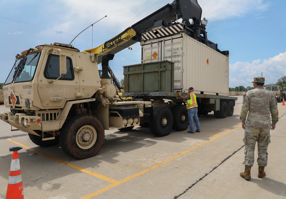 Alabama National Guard Conducts Multi-State Convoy during Operation Patriot Press