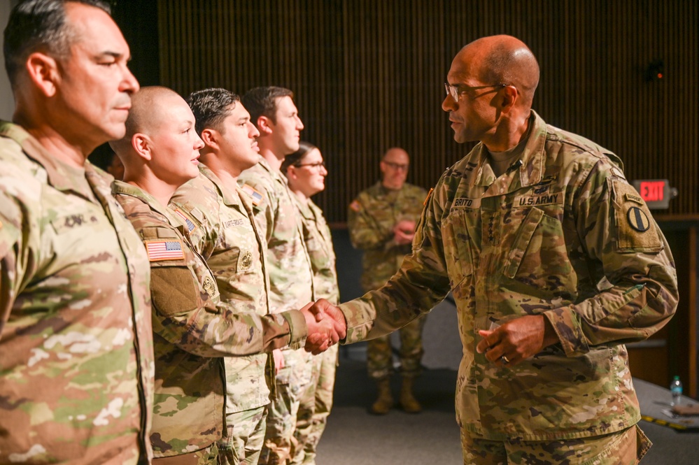 Gen. Brito Visits Fort Huachuca, Emphasizes Leadership, Modernization, and the Army Profession
