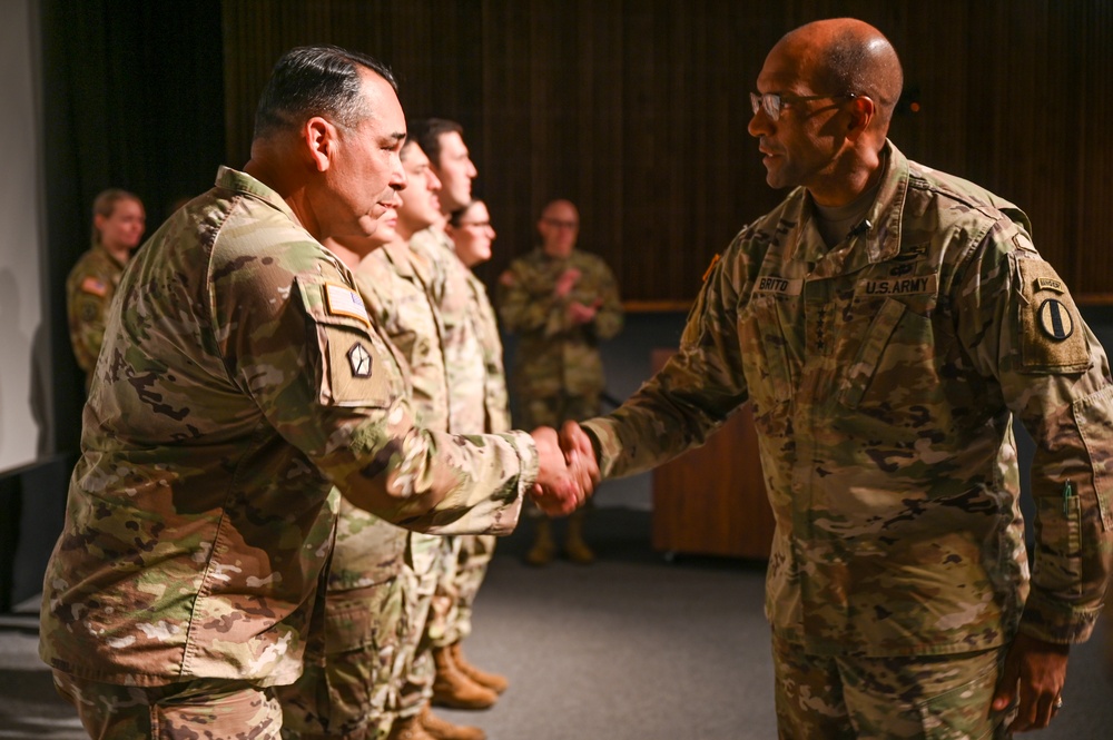 Gen. Brito Visits Fort Huachuca, Emphasizes Leadership, Modernization, and the Army Profession