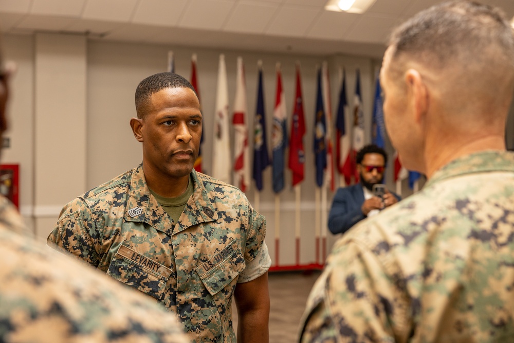 Master Sgt. Levarity Retires After 24 Years of Service