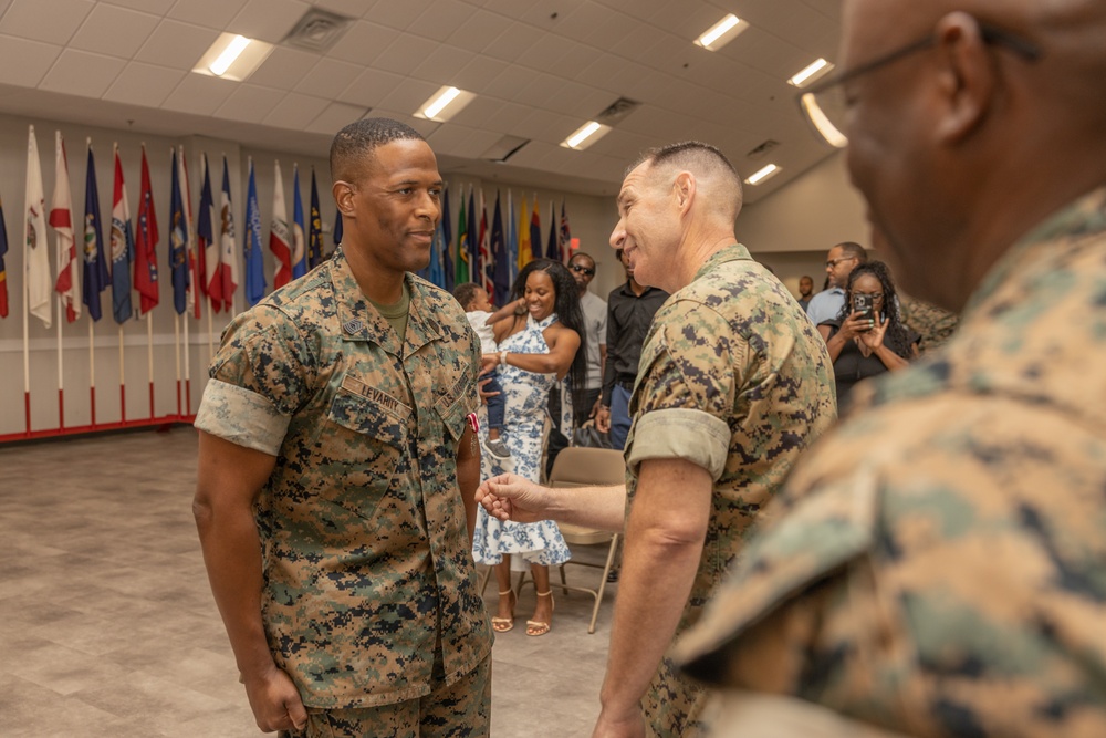 Master Sgt. Levarity Retires After 24 Years of Service