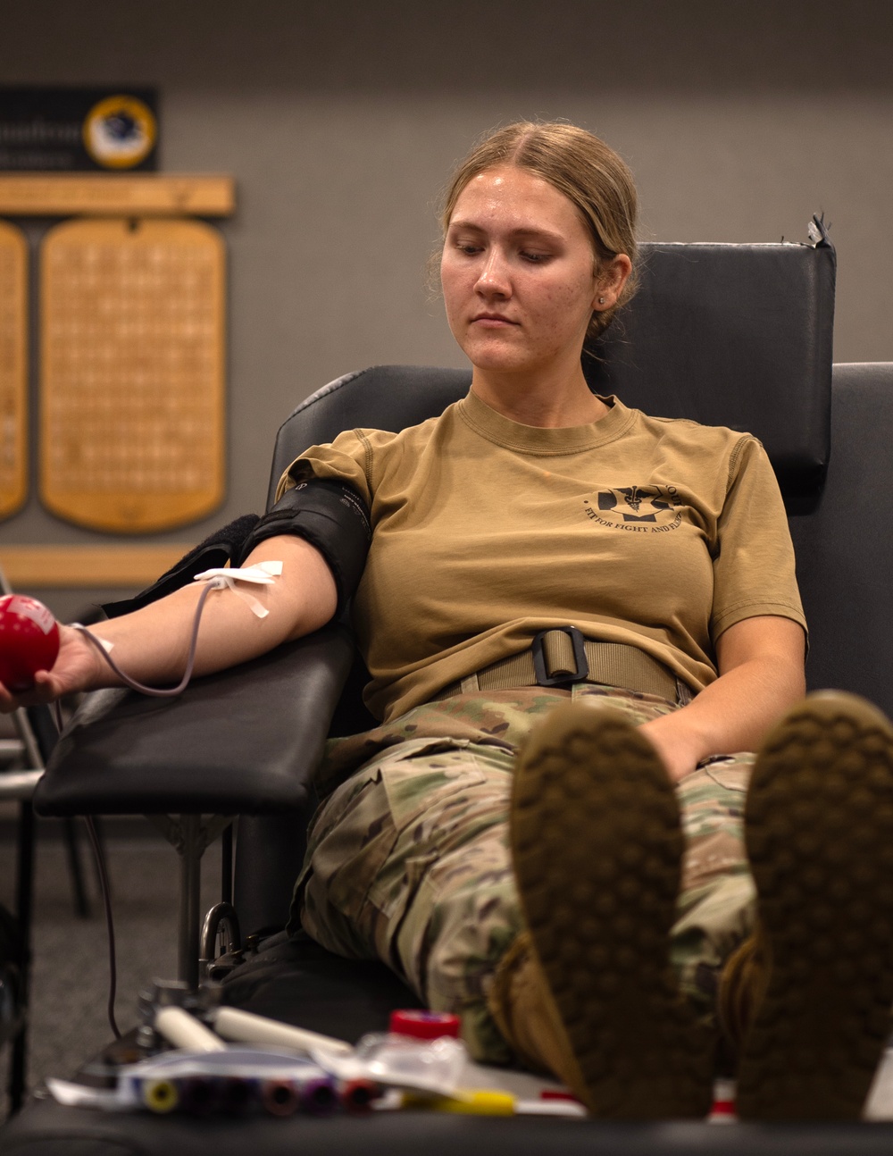 133rd Airlift Wing Hosts Blood Drive