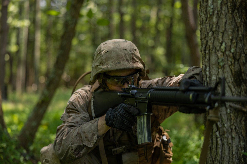 Candidates at Officer Candidate School Participate in The Forge