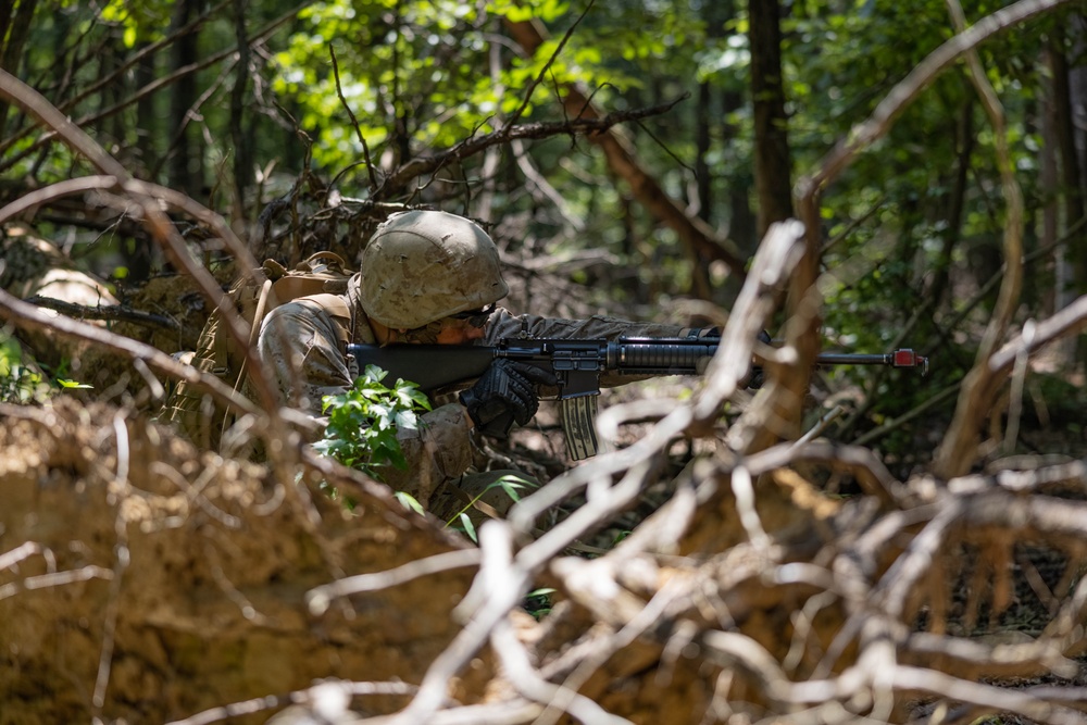 Candidates at Officer Candidate School Participate in The Forge