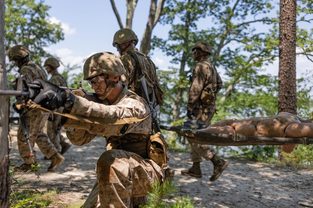 Candidates at Officer Candidate School Participate in The Forge
