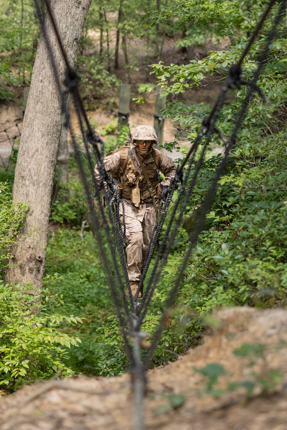 Candidates at Officer Candidate School Participate in The Forge