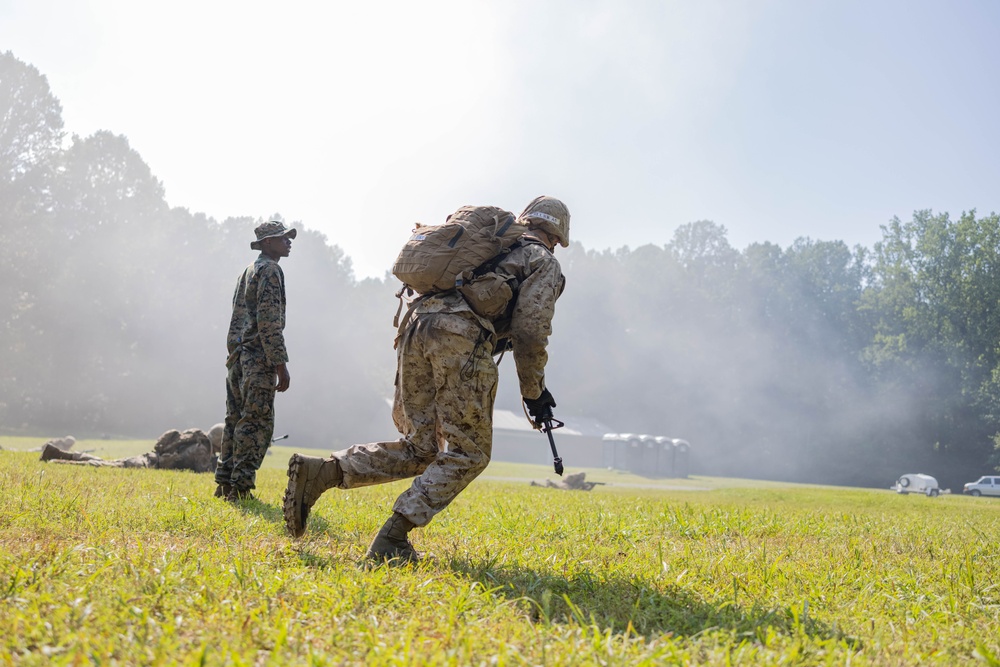 Candidates at Officer Candidate School Participate in The Forge