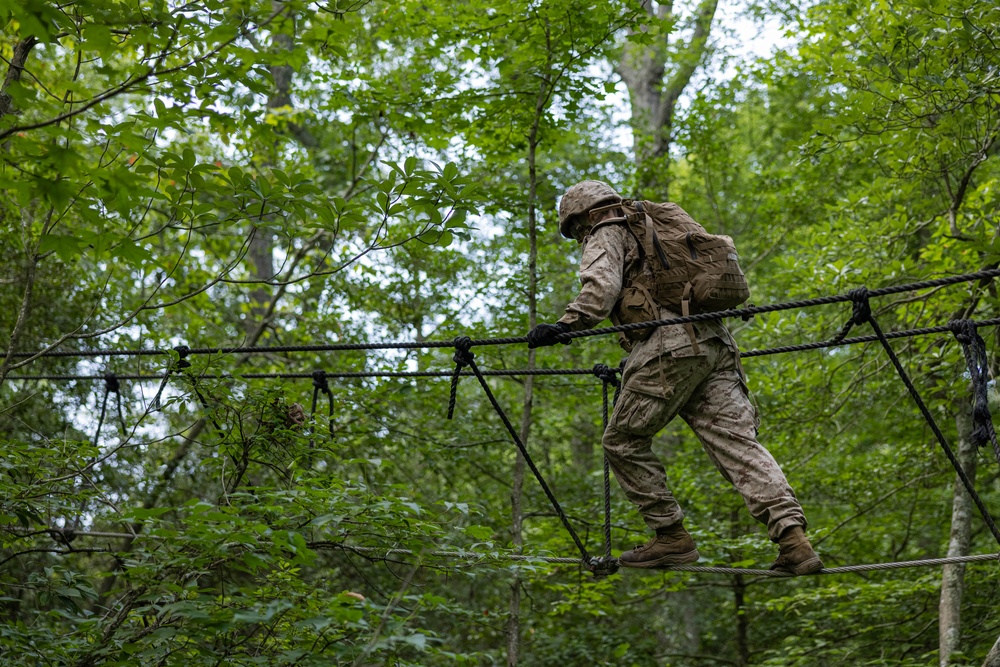 Candidates at Officer Candidate School Participate in The Forge