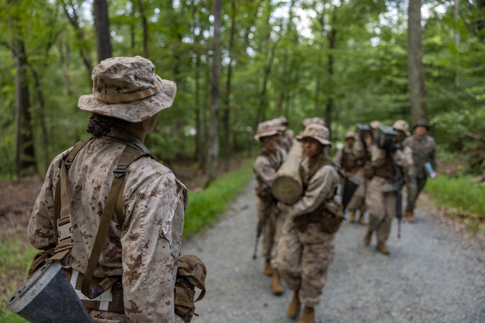 Candidates at Officer Candidate School Participate in The Forge
