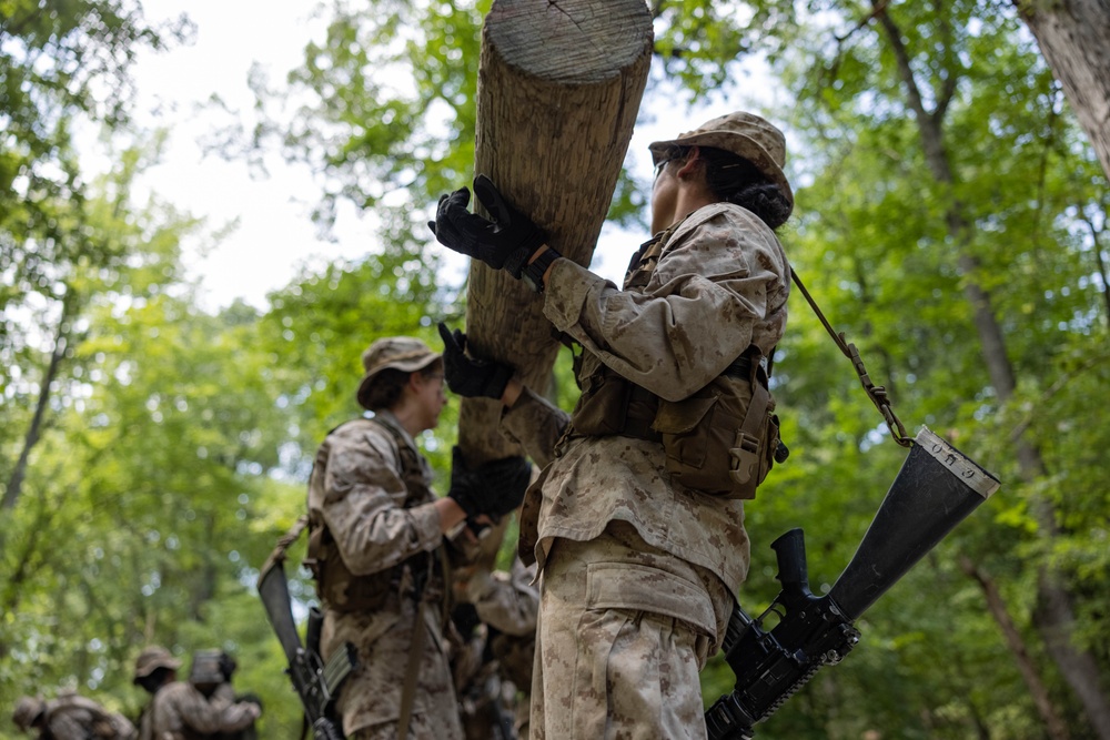 Candidates at Officer Candidate School Participate in The Forge