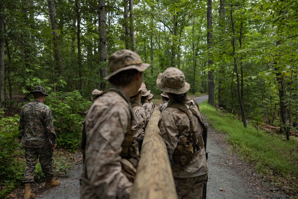 Candidates at Officer Candidate School Participate in The Forge