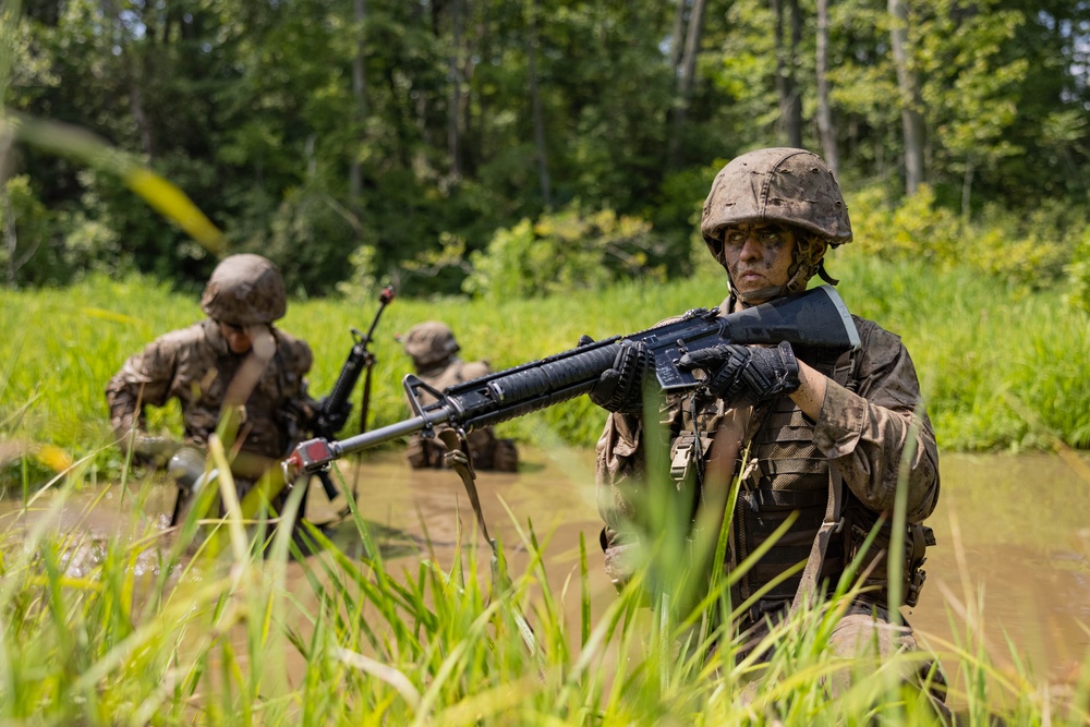 Candidates at Officer Candidate School Participate in The Forge