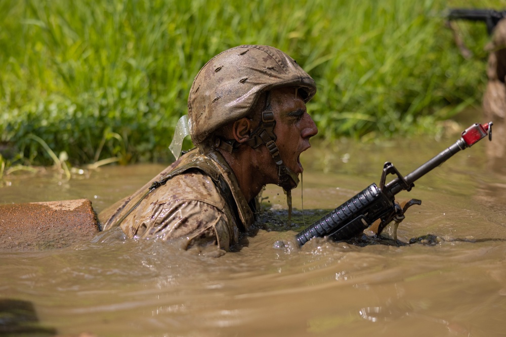 Candidates at Officer Candidate School Participate in The Forge