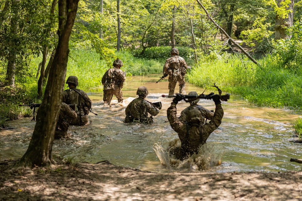 Candidates at Officer Candidate School Participate in The Forge