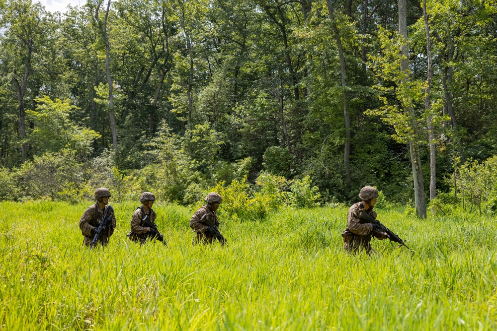 Candidates at Officer Candidate School Participate in The Forge