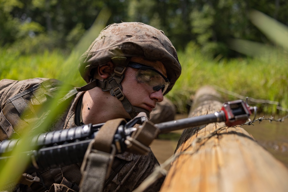 Candidates at Officer Candidate School Participate in The Forge