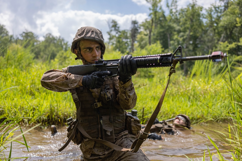 Candidates at Officer Candidate School Participate in The Forge