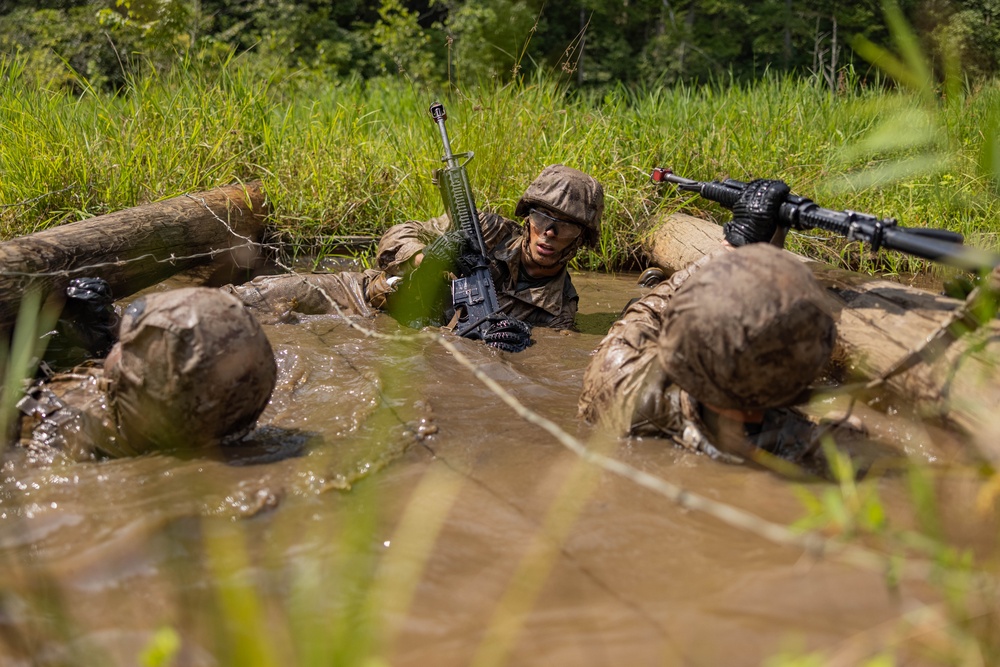 Candidates at Officer Candidate School Participate in The Forge