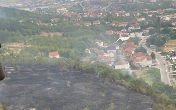 KFOR RC-E Aviation Soldiers Respond to a Wildfire