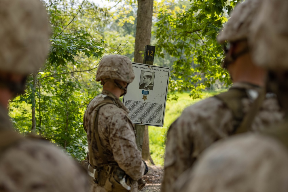 Candidates at Officer Candidate School Participate in The Forge