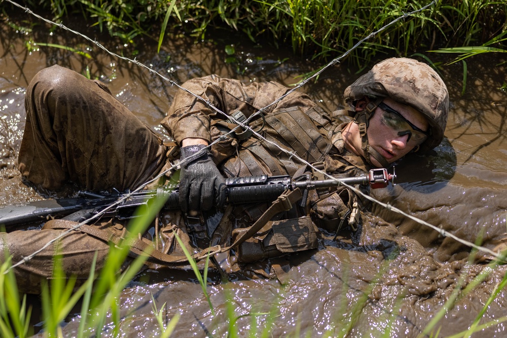 Candidates at Officer Candidate School Participate in The Forge