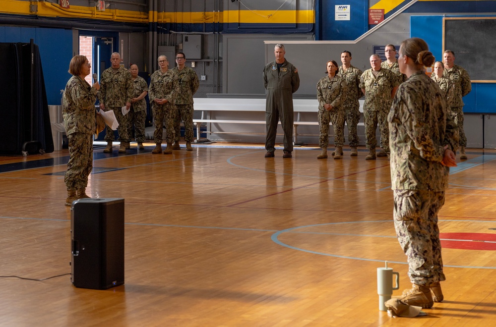Rear Adm. Walz Speaks to RSOI Sailors