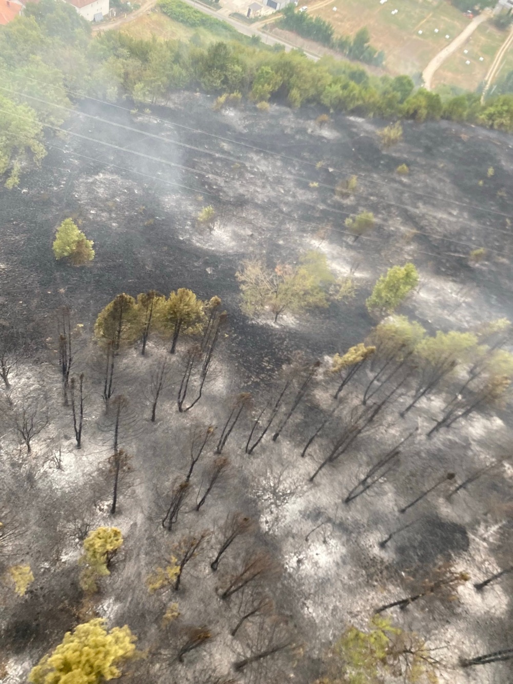 KFOR RC-E Aviation Soldiers Respond to a Wildfire