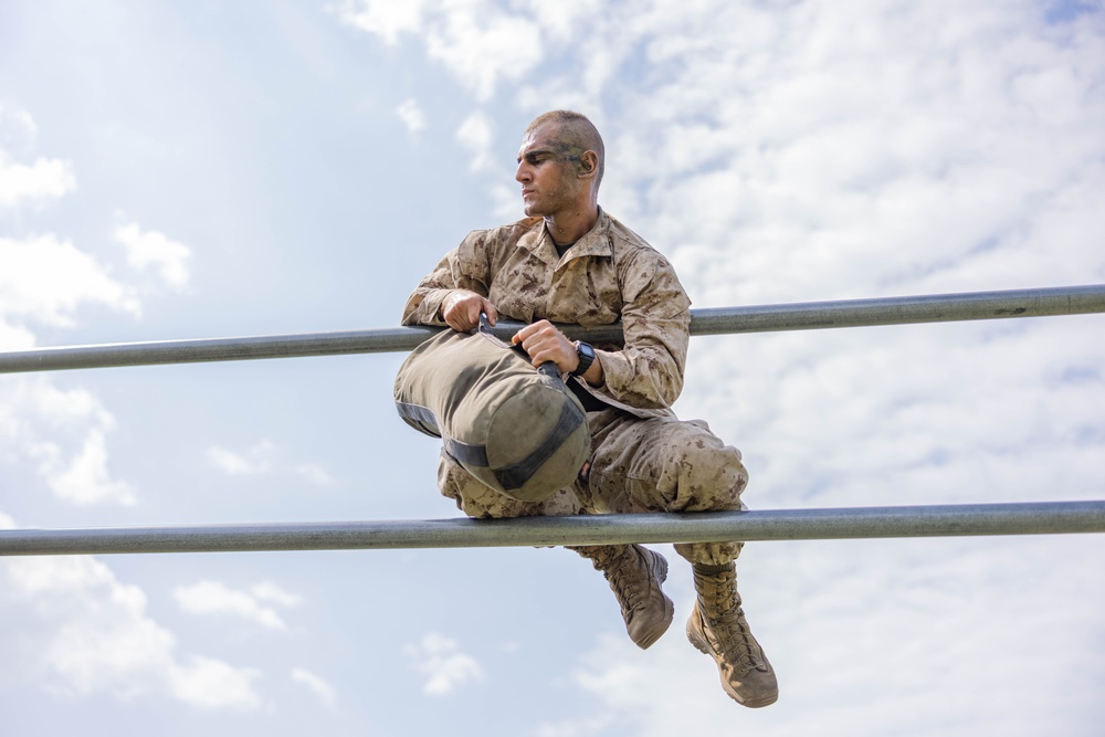 Candidates at Officer Candidate School Participate in The Forge
