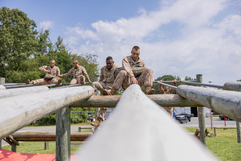 Candidates at Officer Candidate School Participate in The Forge
