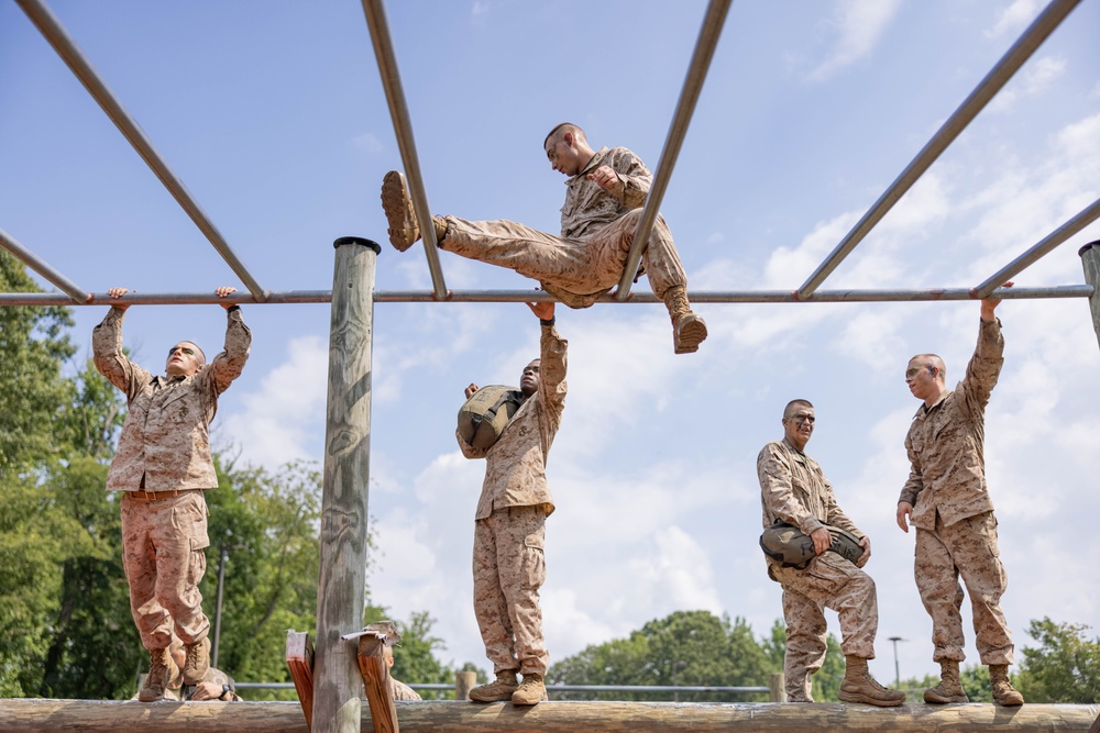 Candidates at Officer Candidate School Participate in The Forge