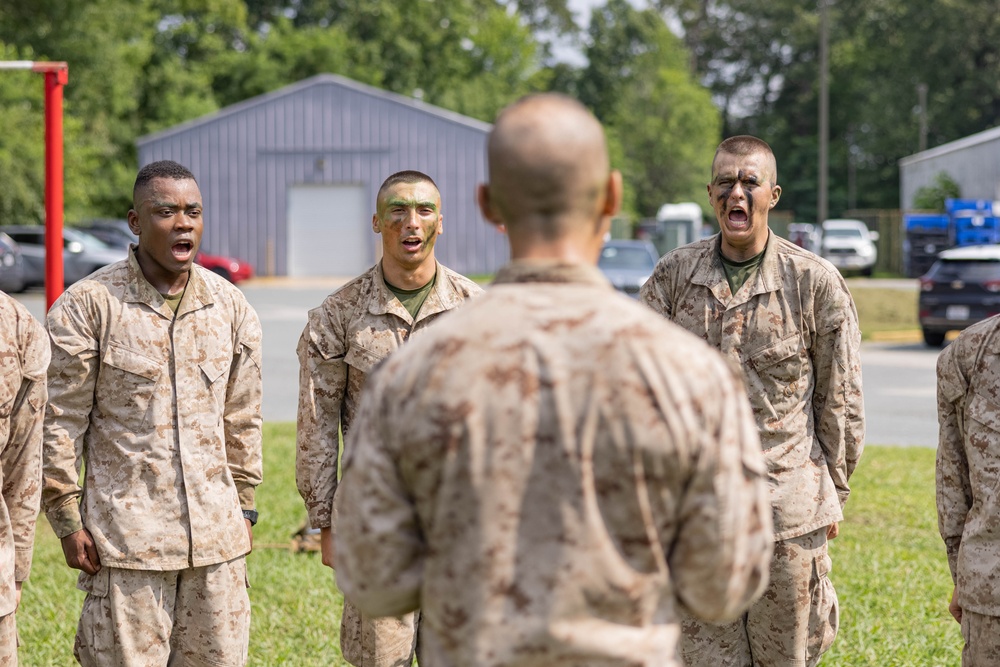 Candidates at Officer Candidate School Participate in The Forge