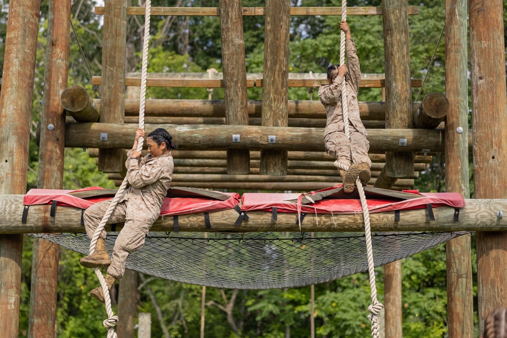 Candidates at Officer Candidate School Participate in The Forge