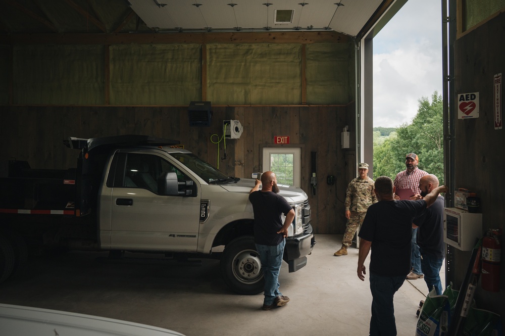 Baltimore District leadership visits Stillwater Dam project