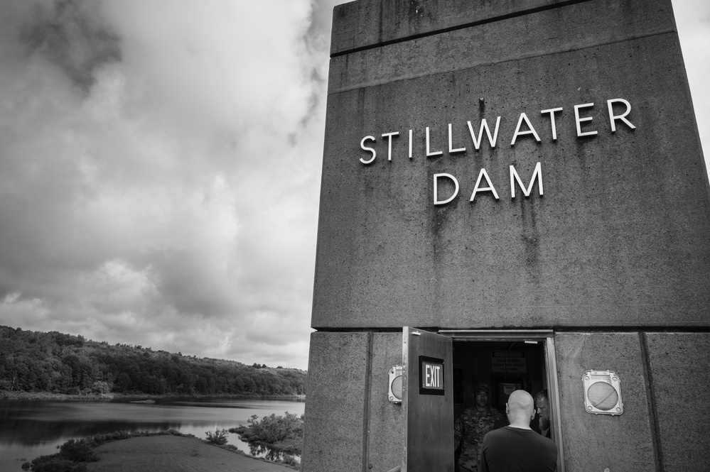 Baltimore District leadership visits Stillwater Dam project