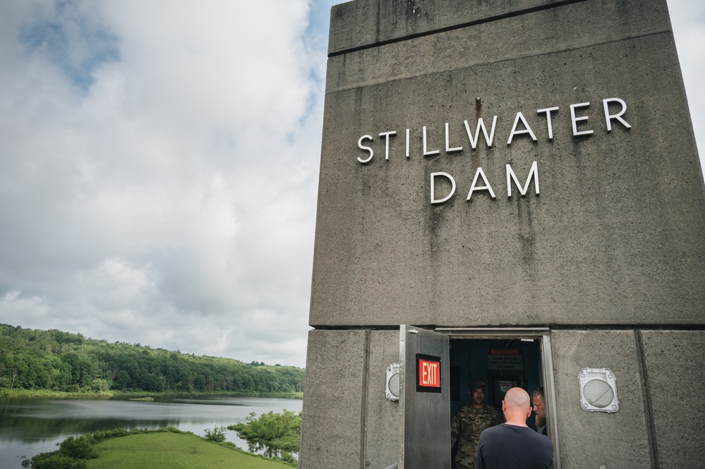 Baltimore District leadership visits Stillwater Dam project