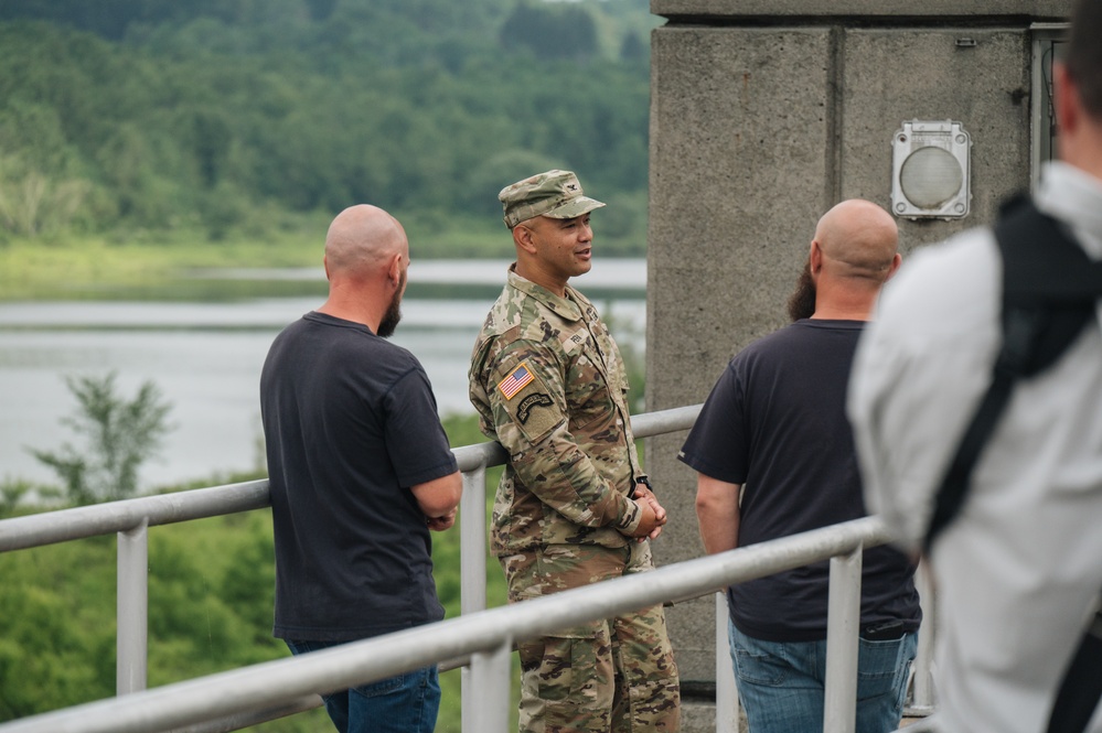 Baltimore District leadership visits Stillwater Dam project