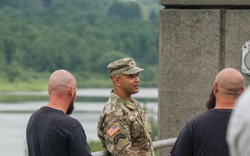 Baltimore District leadership visits Stillwater Dam project