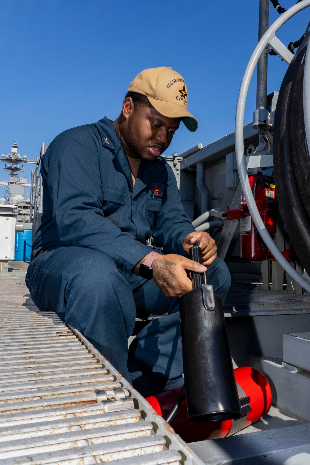 Daily Operations Aboard USS George H.W. Bush (CVN 77)