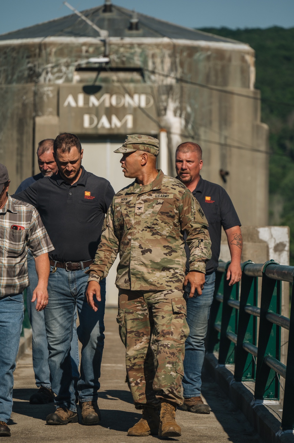Baltimore District leadership visits Almond Dam project
