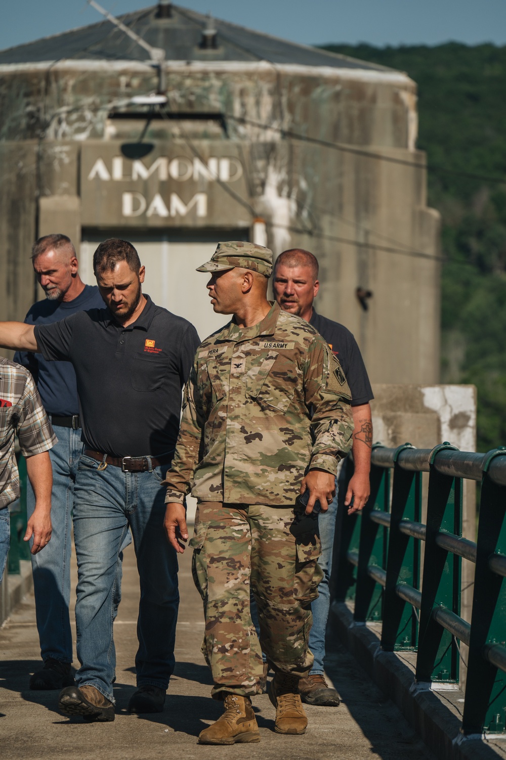 Baltimore District leadership visits Almond Dam project